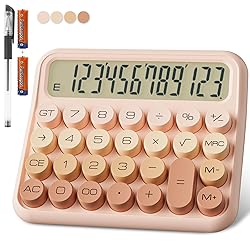 Mechanical Calculator 12 Digit Extra Large 5-Inch