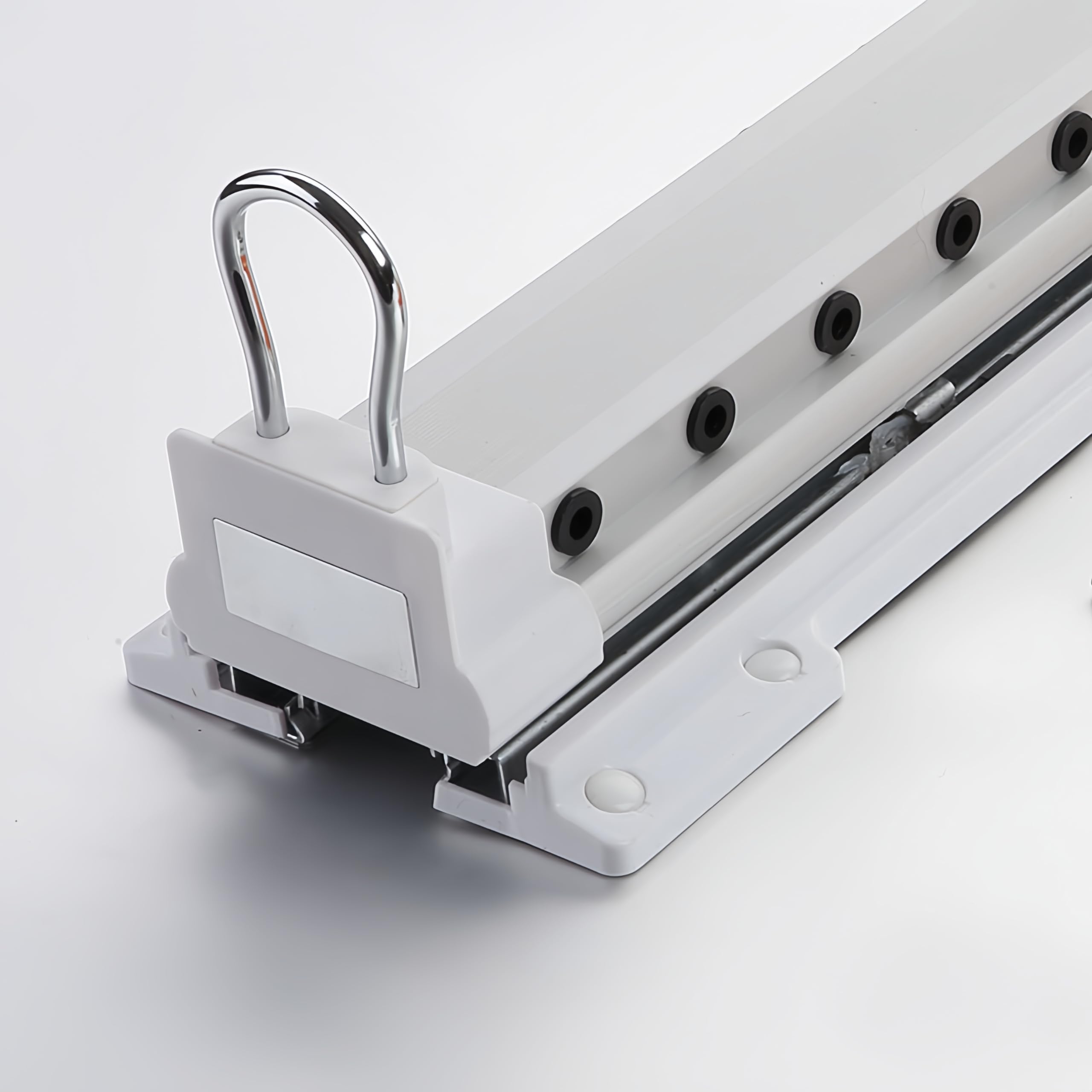 ANXJLEO Extendable Trouser Hangers,Pull Out Pants Rack,Space Saving,Stainless Steel Clothes Hangers for Wardrobe,Telescopic Trouser Clothing Storage Organizers for Closet Jeans Scarfs(Black)