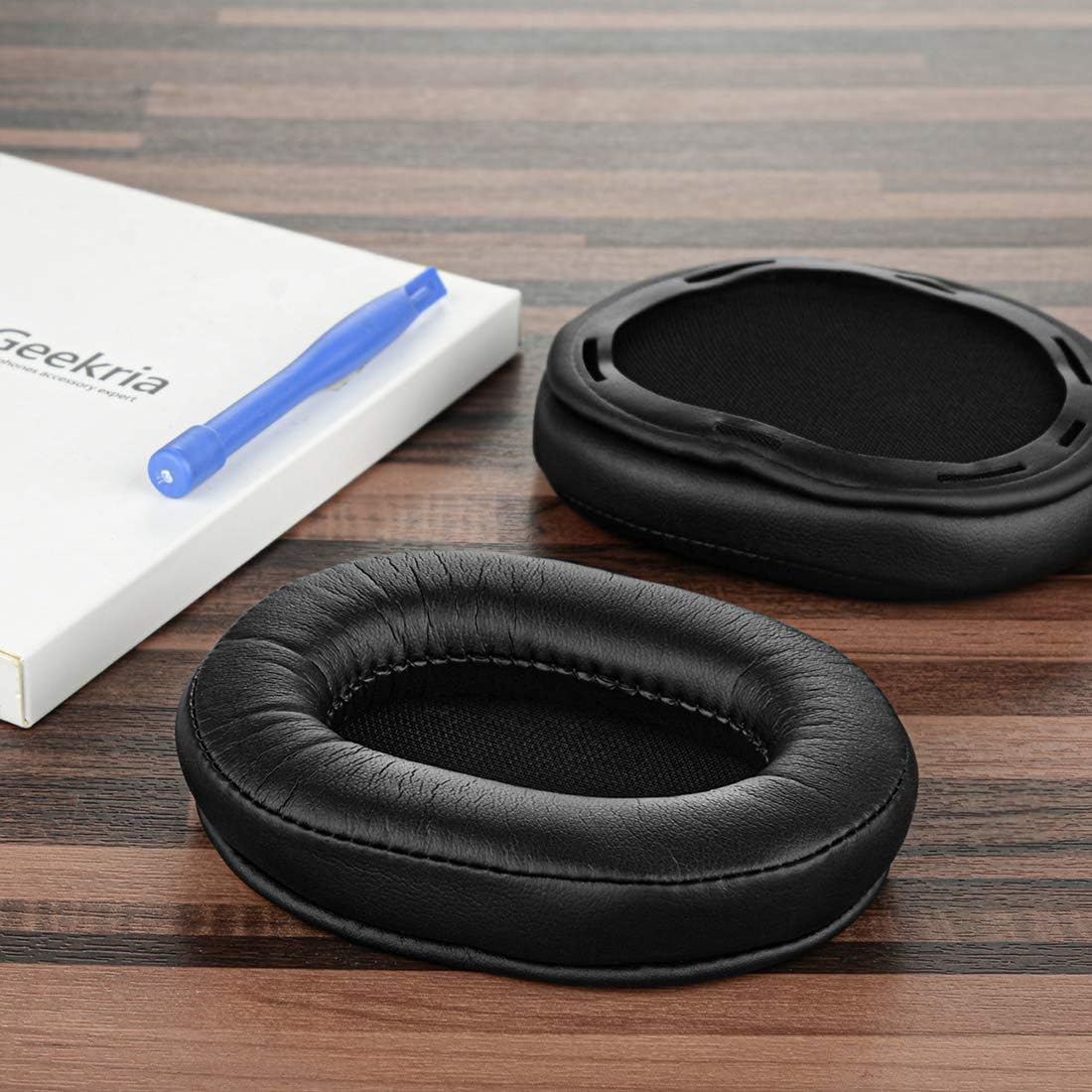 Geekria Replacement Ear Pads for SONY MDR-1R, MDR-1RMK2 Headphones Ear Cushions, Repair Parts with Video Guide (Black) - Image 5