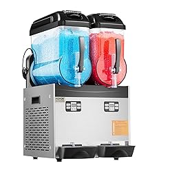 VEVOR Commercial Slushy Machine, 12Lx2 Double Tank