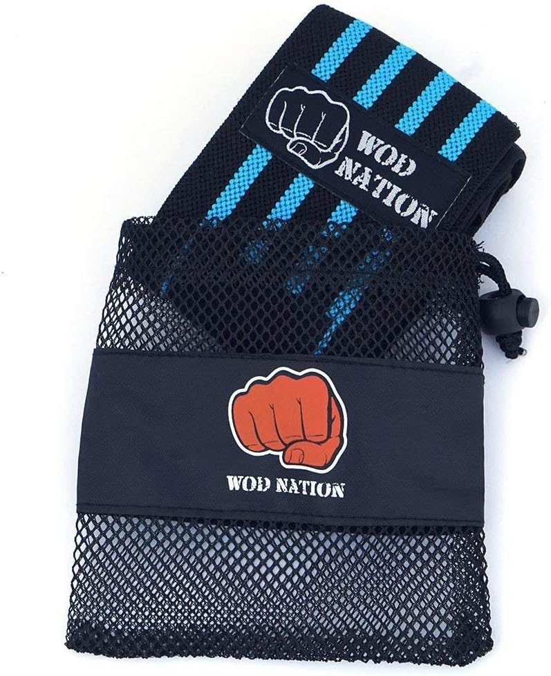 WOD Nation Wrist Wraps Weightlifting for Men & Women - Weight Lifting Wrist Wrap Set of 2 (12" or 18") + Includes Carrying Bag : Sports & Outdoors