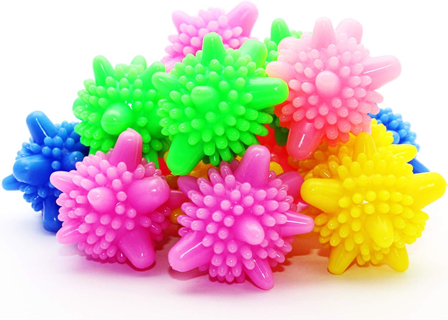 Reusable Dryer Balls Laundry 5 Colors 12 Pieces BigaMart