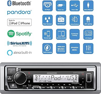 boat music system price