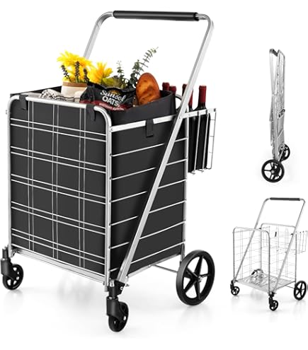Amazon.com: IRONMAX Jumbo Shopping Cart, 330 LBS Capacity Heavy