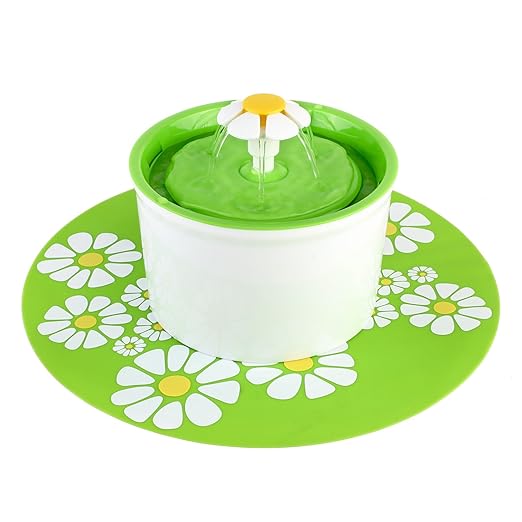 MVPower Katzen- und Hundetrinkbrunnen Haustier Blumentrinkbrunnen Trinkbrunnen für Katzen und Hunde Automatisch Leise Haustie