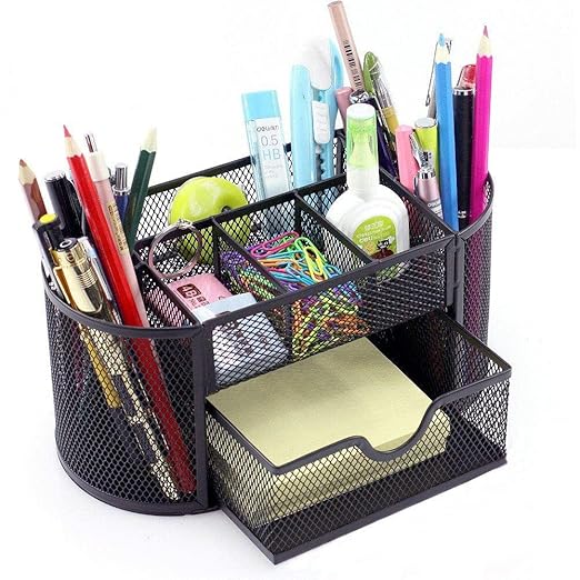 KANKOO Sac CosmÃ©tique Sac Ã Main Crayon Tasse Treillis MÃ©tallique Brosse La Poche Rouleau Toile RÃ©tro Papeterie en Or Grande CapacitÃ© GlissiÃ¨re Ronde Crayon