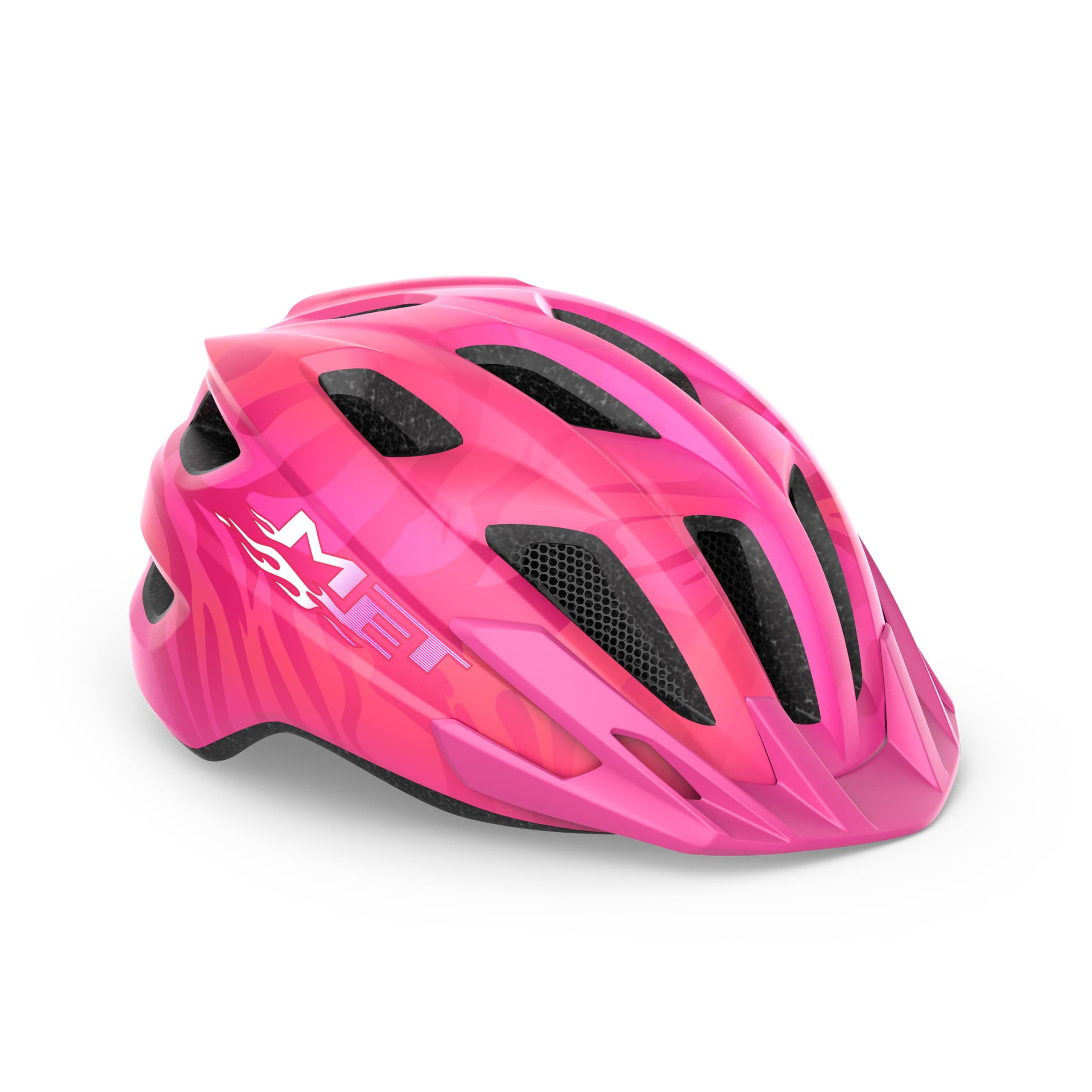 MET - Crackerjack Children's Cycling Helmet In Pink One Size (52-57 cm)