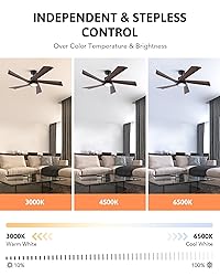 VONLUCE Ceiling Fans with Lights, 52" Ceiling Fan