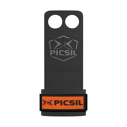 PICSIL Heron Grips + Poignets + Sac – Maniques Cross Training Sans Magnésium, Adhérence Hybride Toutes Surfaces, Ultra Résistantes