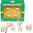 Toyland® Pack of 6-1:32 Scale Sheep & Lambs - The Farm Collection - Collectable Farmyard Animals