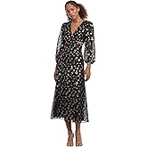Donna Morgan Womens Long Sleeve Holiday Dress Party Cocktail Occasion