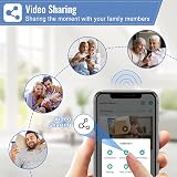 XTU Wireless WiFi Video Doorbell Camera 2K HD Battery PIR Motion Night Vision view 5