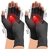 2 Pairs Arthritis Compression Gloves, for
