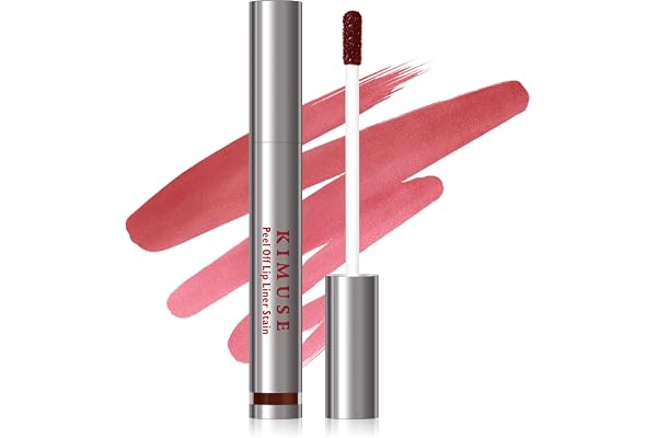 KIMUSE Peel Off Lip Liner Stain, Long Lasting Lip Tint Stain, Nude Pinky | Waterproof, Transfer-Proof, Highly Pigmented Color