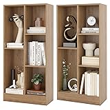 Giantex 5-Cube Bookcase Set of 2, Freestanding