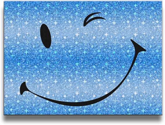 Amazon Co Jp Kamifa カミファ 可愛いスマイル フレームレス装飾画 壁画 立体印刷加工 服 ファッション小物