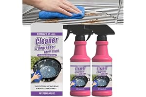 Fast-Acting Heavy-Duty Grill Degreaser Spray, BBQ Grill Cleaner, Grill Cleaner for Outdoor Grills, Heavy Duty Degreaser Clean