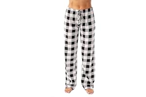 SLQDGMRYZ Plaid Pajama Pants Women Buffalo Elastic Waist Lounge Pants with Pockets Drawstring Soft Fall Trousers Sleepwear