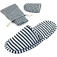 Non-Disposable Travel Slippers Portable Cotton Spa Hotel Guest Indoor Slippers