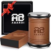 Abardi Rolling Knife Sharpener, Kitchen Tool Gifts for Men (Walnut) | Diamond Sharpening, 15&deg;&amp; 20&deg; Magnetic Angles, Sharpeners Kit, Kitchen Gadgets Birthday Gifts for Men Dad Husband Fathers