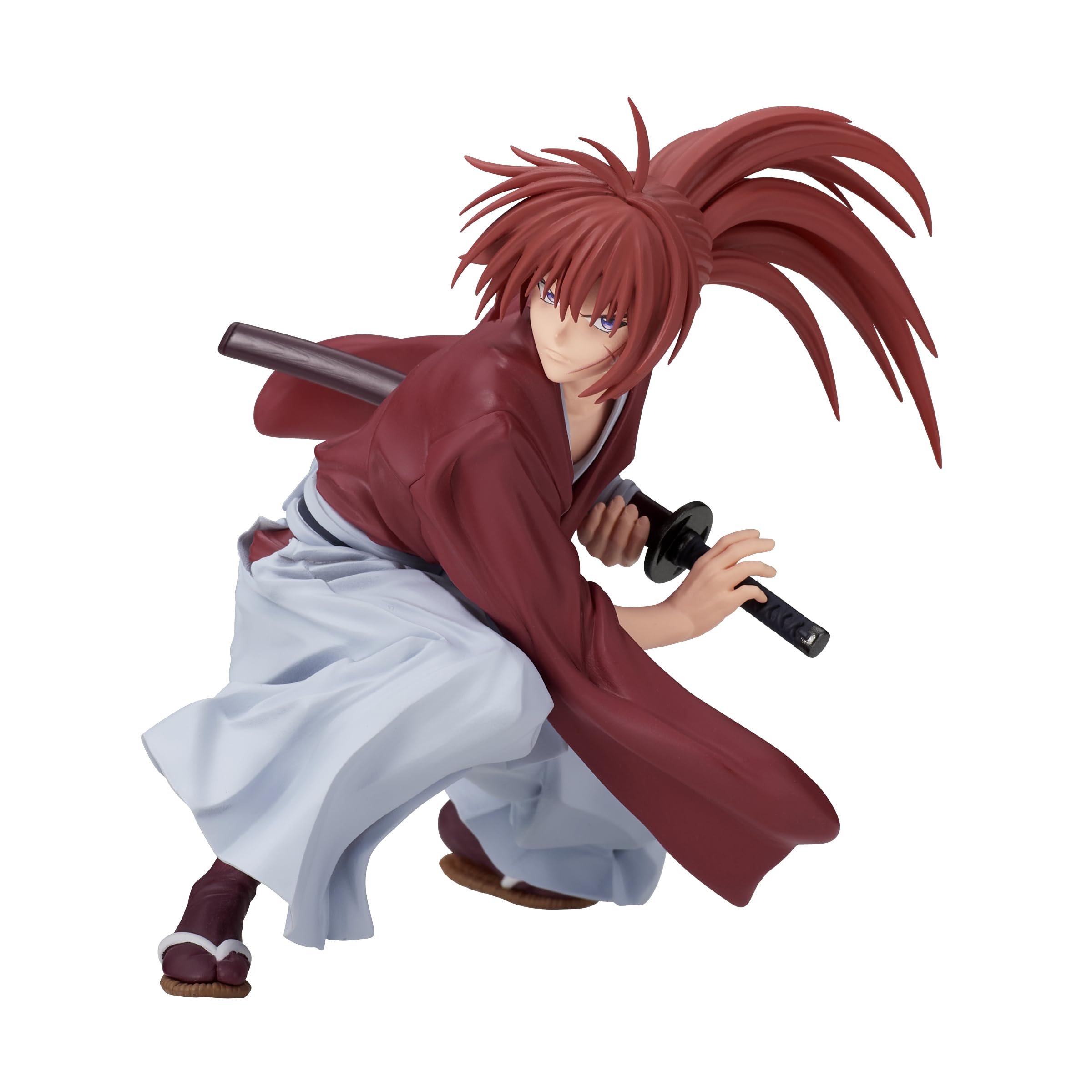 Banpresto Kenshin Himura Rurouni Kenshin Action Figure, Vibration Stars, 12 cm, Multicoloured, BP88968P