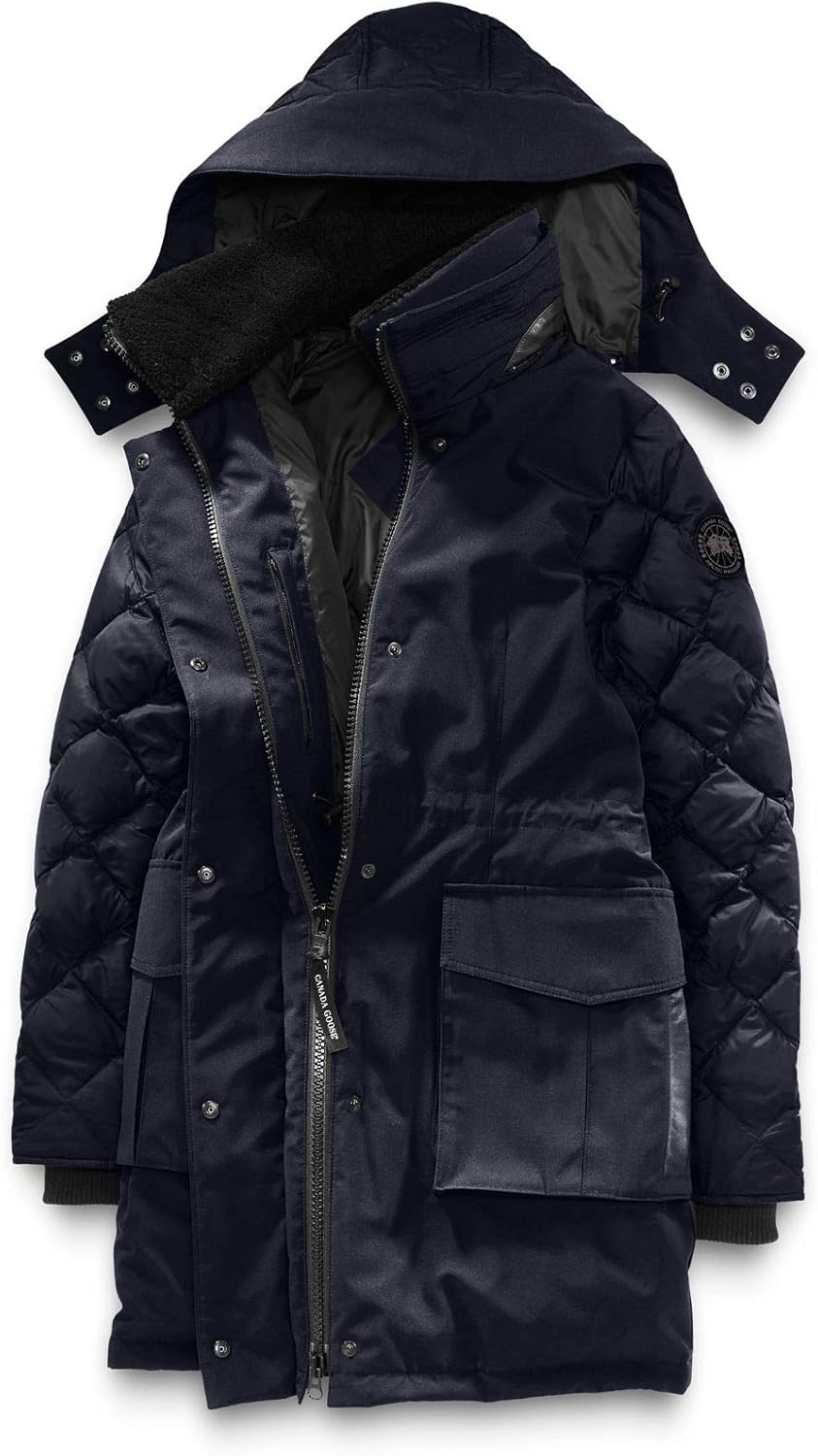 canada goose elwin parka black label