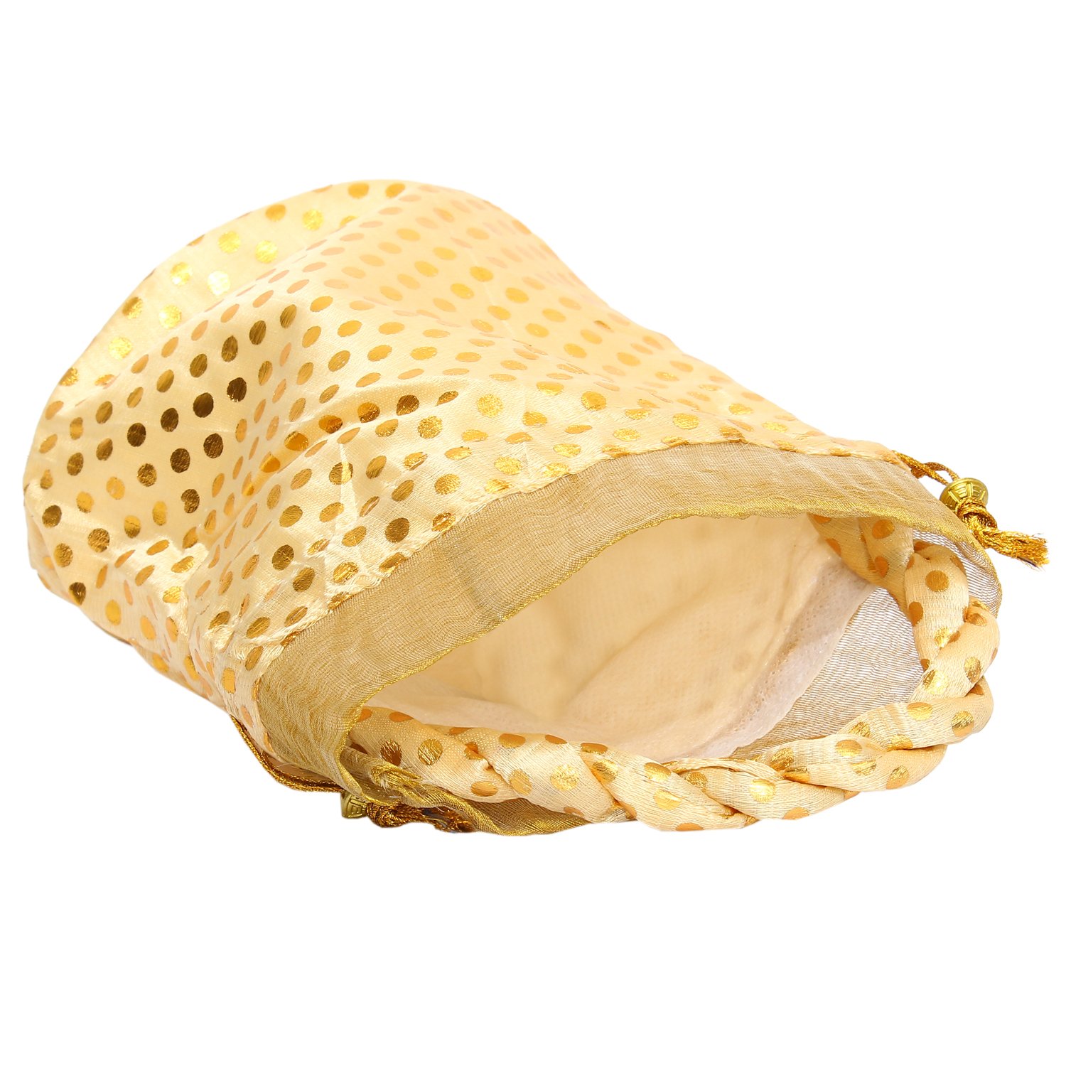 bagaholics ethnic clutch silk potli batwa pouch bag with metal beadwork