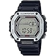 Casio LED Illuminator Dual-Time 1/100-Second Stopwatch w/ 5 Multi-Function Alarms MWD-110H-1AV