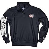 Blue 84 NHL unisex-adult Nhl Officially Licensed Quarter Zip Sweatshirt Team Color