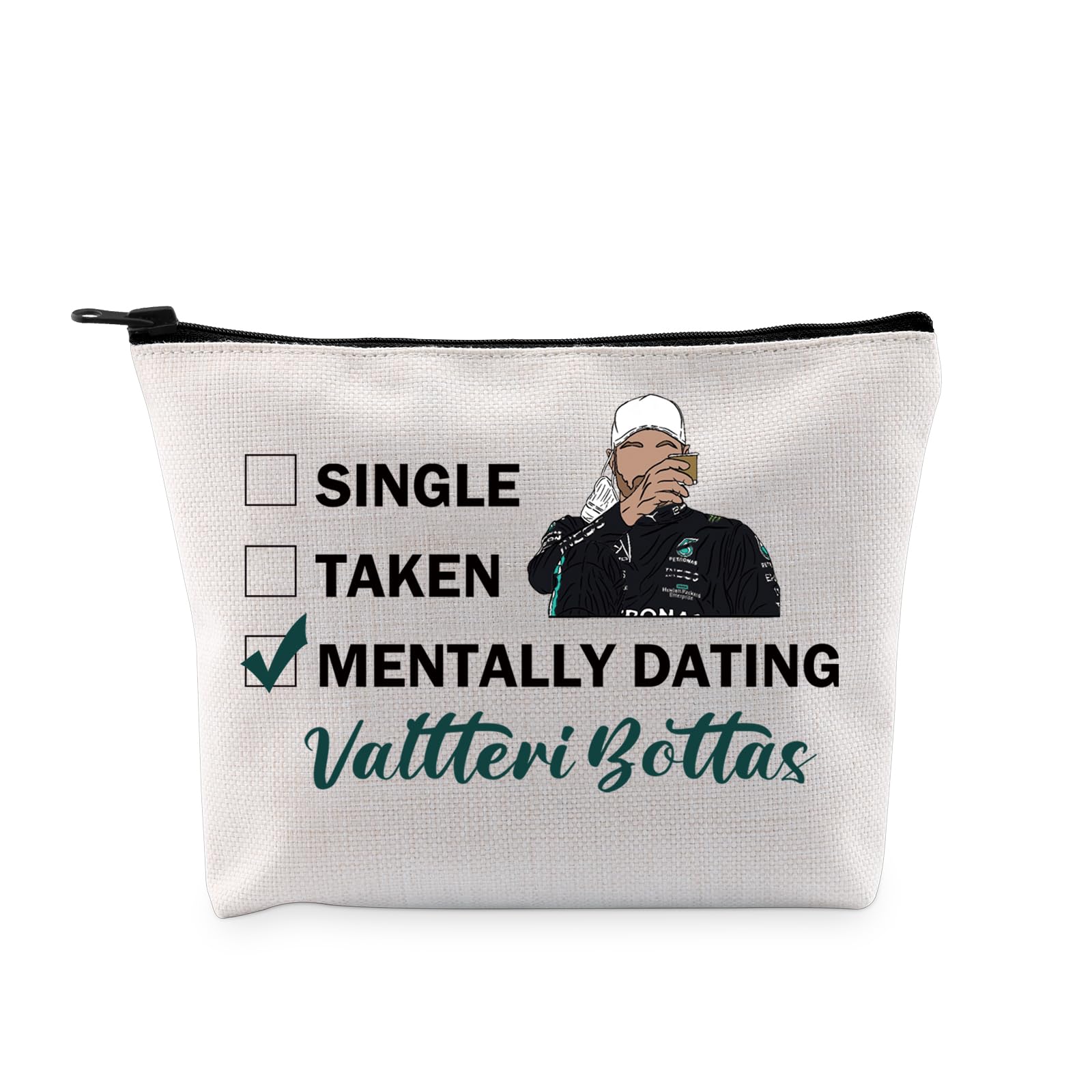 PYOUL Valtteri B Inspired Gift Mentally Dating Valtteri B Makeup Bag Valtteri B Cosmetic Bag Valtteri B Merch (Dating Valtteri B Bag)