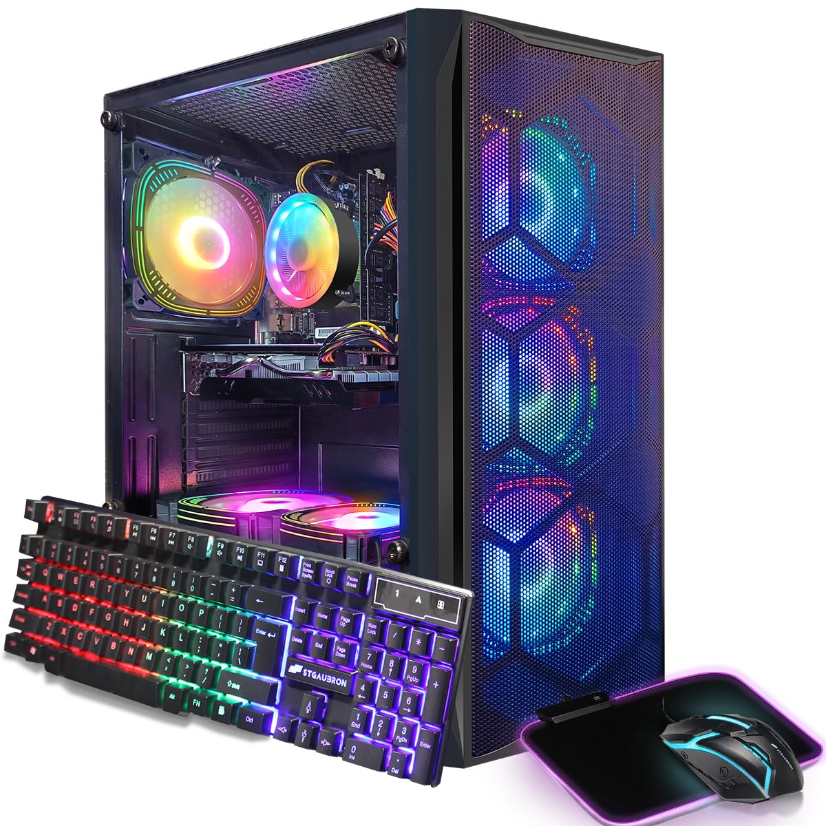 STGAubron Gaming Desktop PC, Radeon RX 580 8G