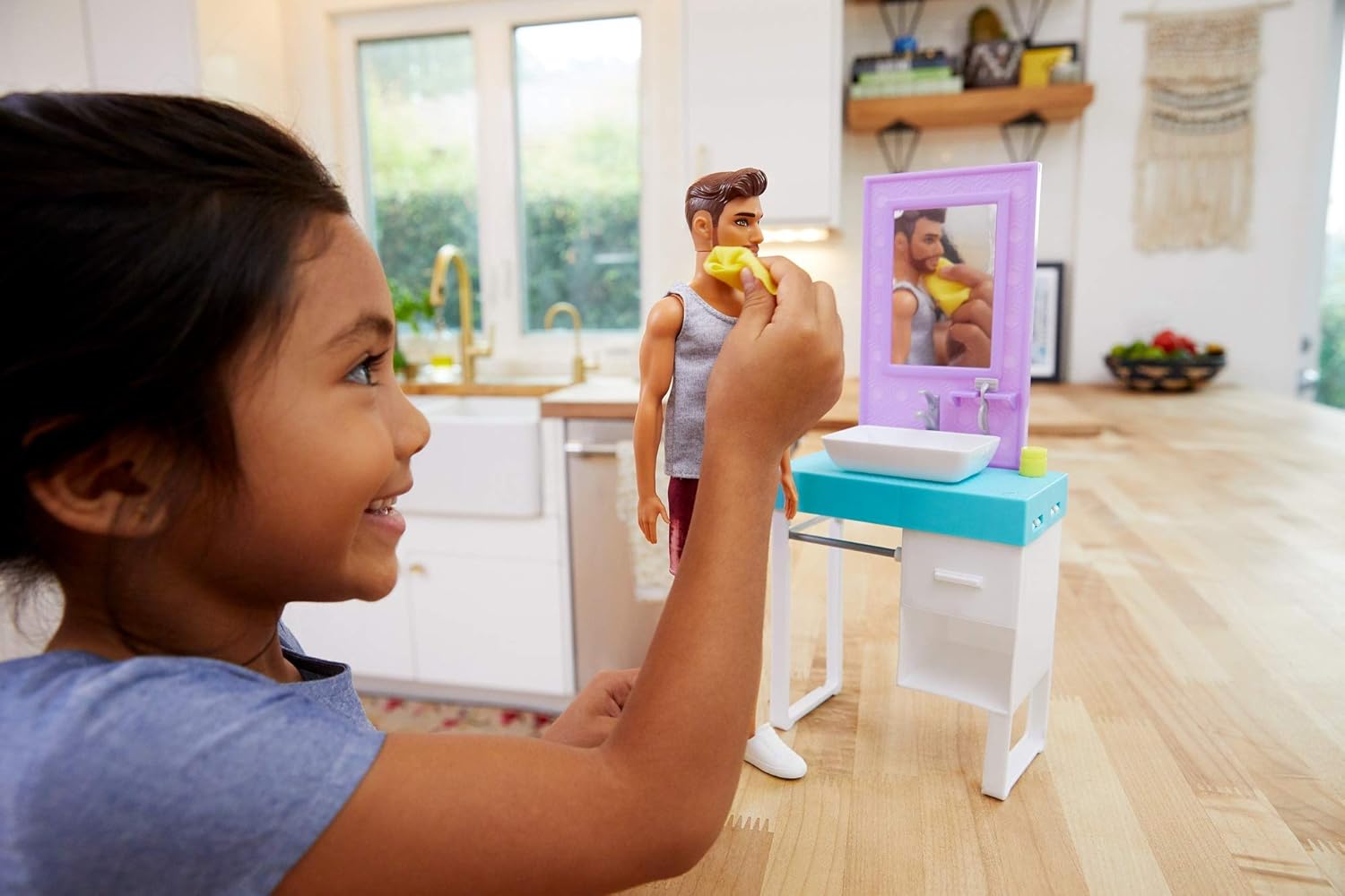 barbie and ken bathroom