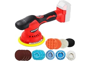 ALRIGON Cordless Car Buffer Polisher for Milwaukee m18 Battery, Power Polisher for Car Detailing/Polishing/Waxing(Battery Not Included)