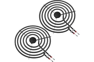 2 Pack MP21YA Electric Range Burner Element Unit 8" Replacement Fit for Hard-wick & Ken-more & May-tag & Nor-ge & Whirl-pool Electric Range Stove - Fit MP22YA Stove Burner by AMI PARTS
