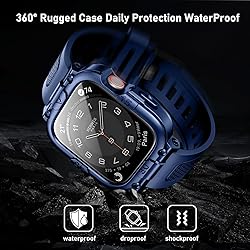 Mosonio Sport Rugged Case with Band for Apple Watch