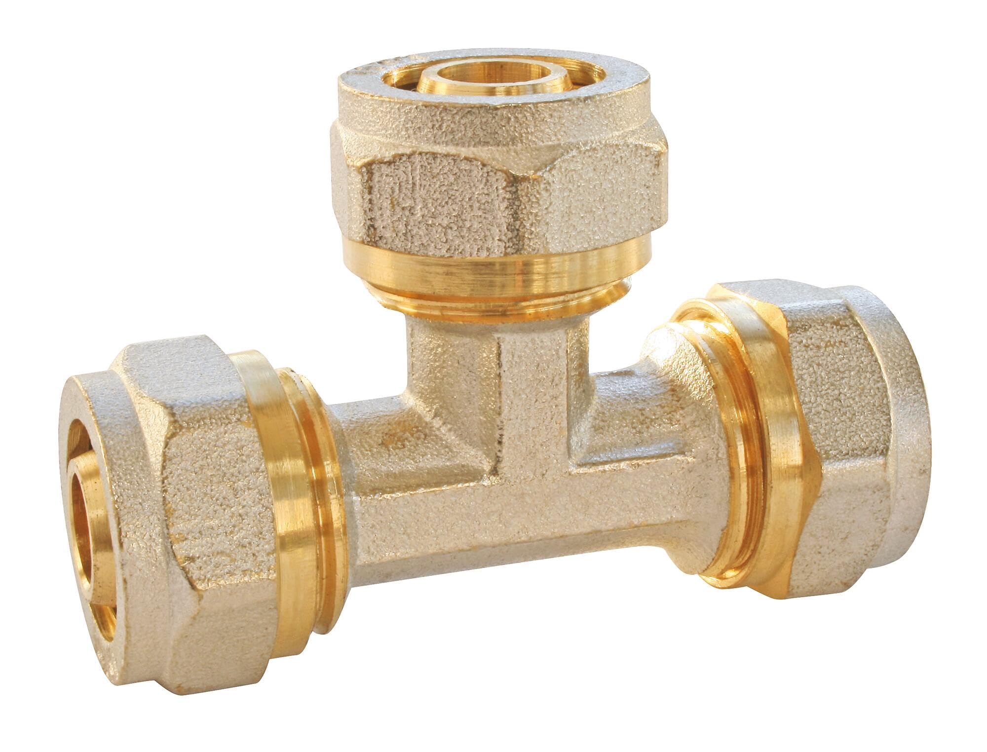 SOMATHERM FOR YOU - / 3032-16 Compression Tee for Pipe Diameter 16 Multilayer