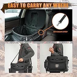 UALLIN Motorcycle Dog Cat Carrier, Portable Pet