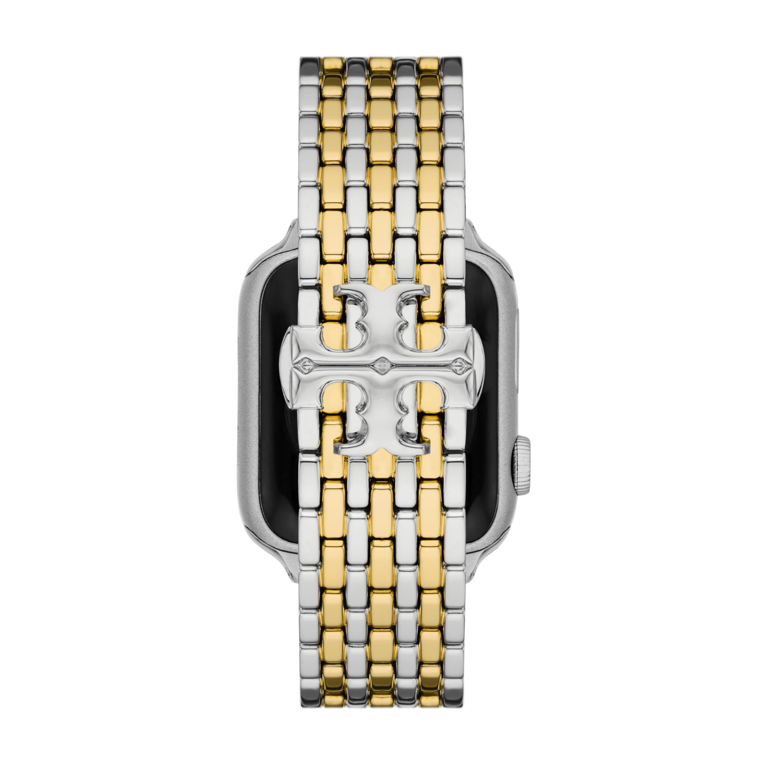 Tory Burch Women's Eleanor Designer Interchangeable Band for Apple Watch® Compatible with Series 1-9 or SE Apple Watch®