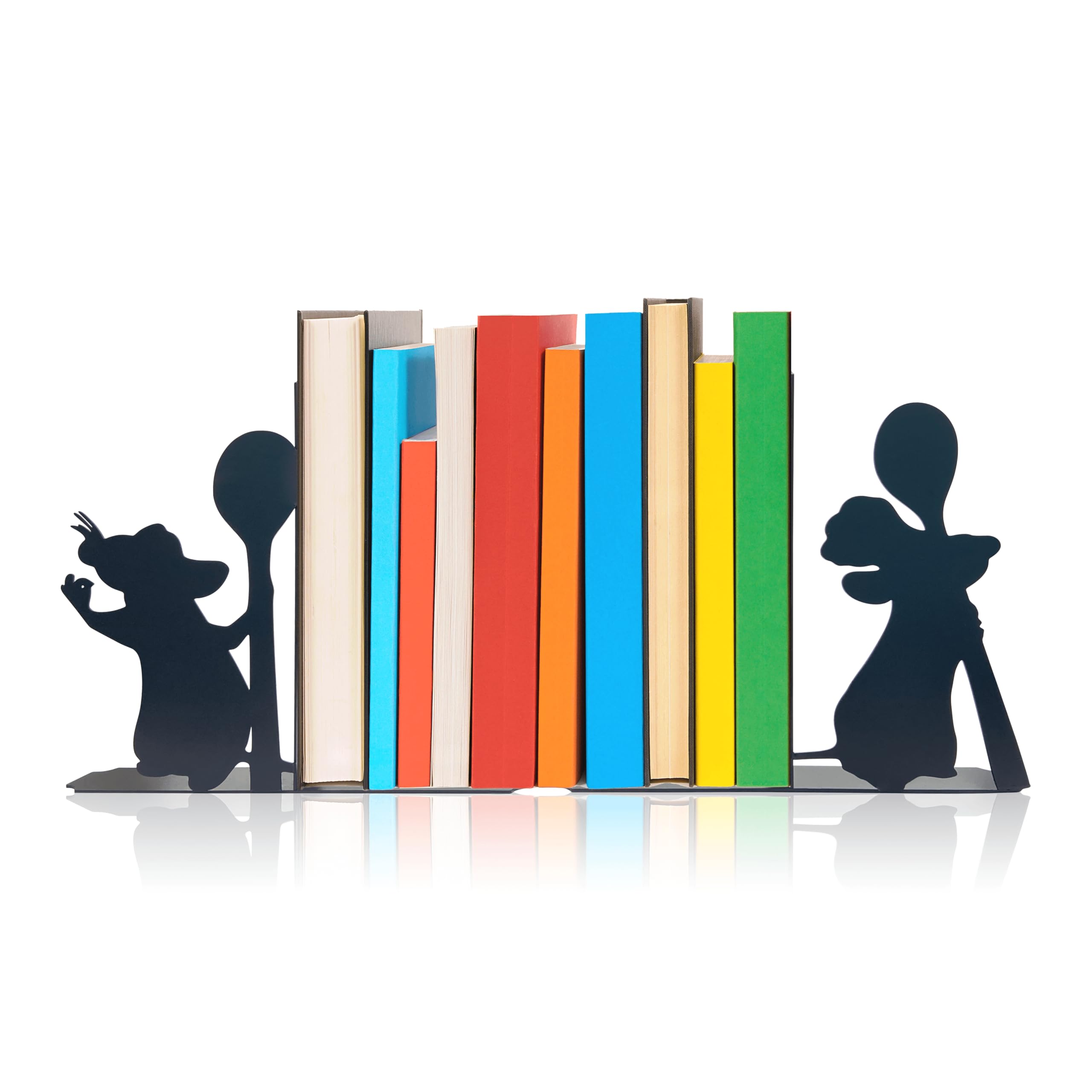 Photo 1 of *MINOR DAMAGE - USED*
Mouse Decorative Bookends - Versatile Kitchen and Home Décor, 6.5x5.9x1.2 Inches, Ideal for Mouse Birthday Decorations and Mouse Themed Gifts