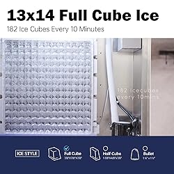22" Commercial Ice Maker Machine 450LBS/24H with