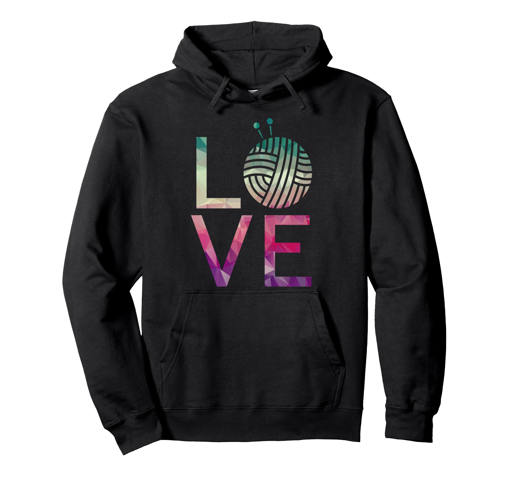 Love Knitting Yarn Wool Patterns Funny Knitters Quote Pullover Hoodie