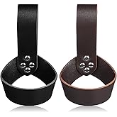 Matwsec 2PCS Sword Holder Belt Medieval Renaissance Belts | 5.5in Leather Sword Sheath Belt for Themed Party Halloween Knight Princes Cosplay Decor Role Play Costume Accessories