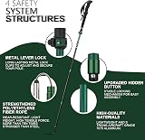 TheFitLife Collapsible Trekking Poles Lightweight Folding Poles 100-135cm view 2