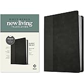 NLT Personal Size Giant Print Bible, Filament Enabled (LeatherLike, Black/Onyx, Red Letter): Includes Free Access to the Filament Bible App Delivering ... Notes, Devotionals, Worship Music, and Video