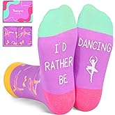 Crazy Socks for Kids - Dance Recital Gifts for Girls, Karate Skiing Gifts