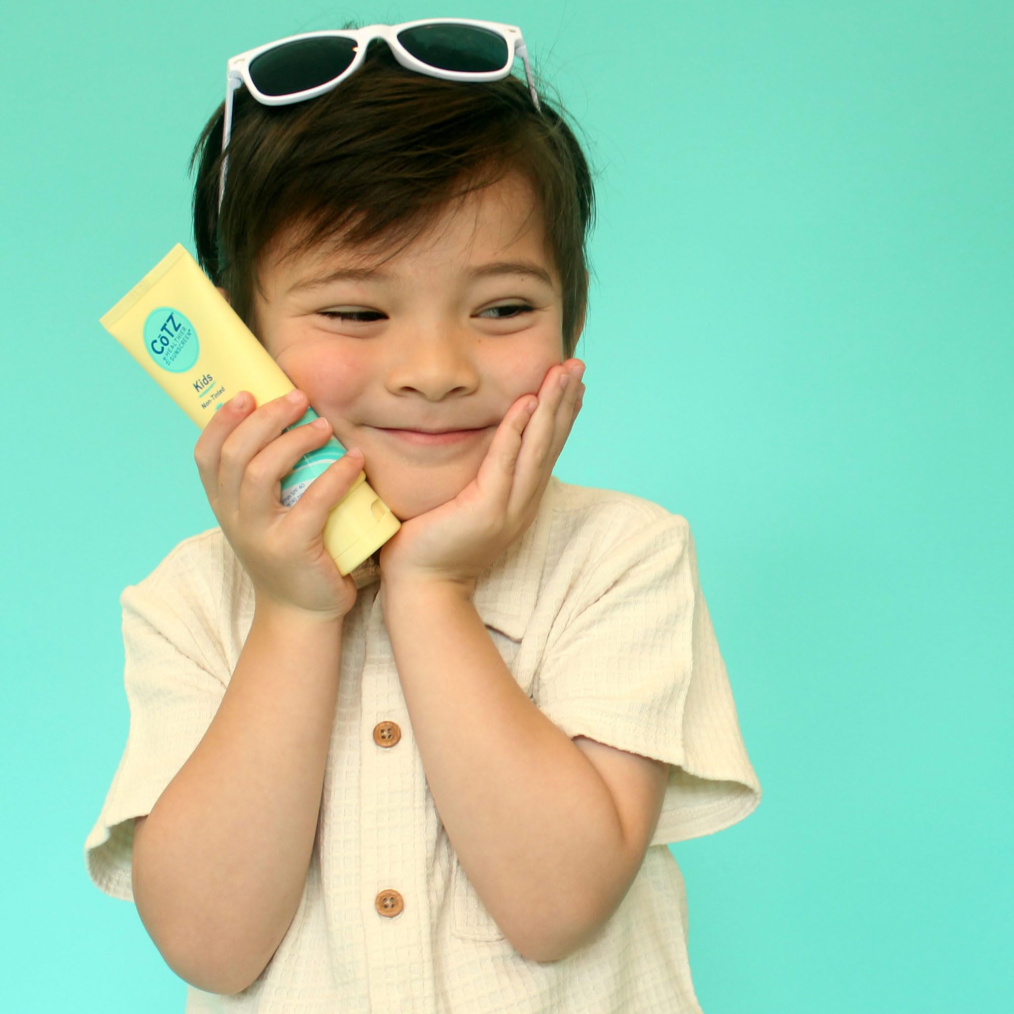 CoTZ Kids Mineral Sunscreen |SPF 40 | Lightweight Sunscreen | No White Cast