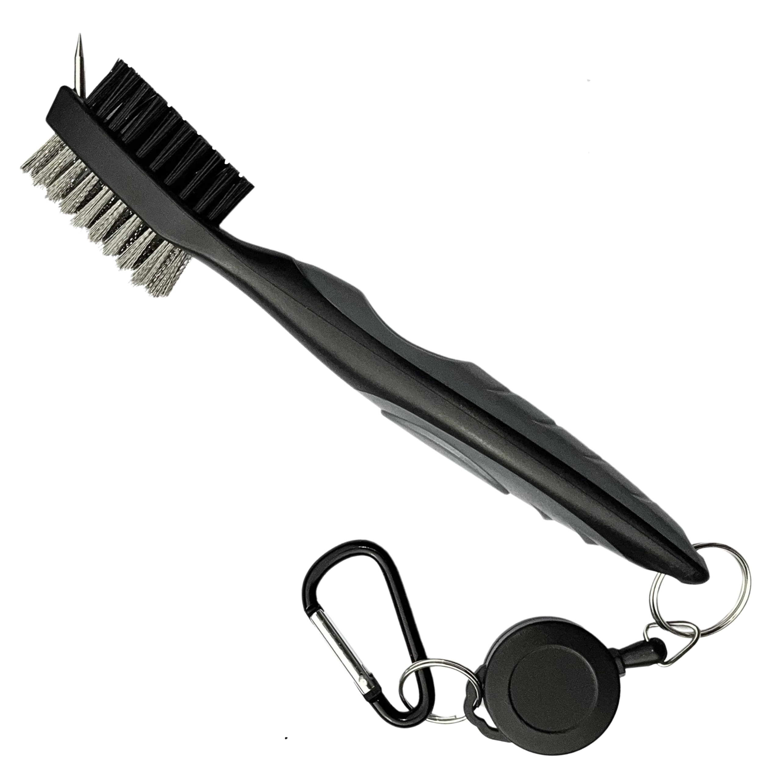 Generisch Scratch Golf Nylon and Stainless Steel Bristles Groove Cleaner