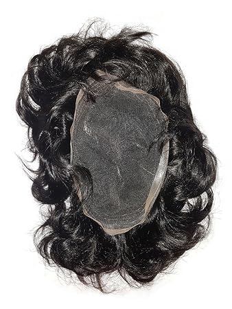Ganpati Hair Men S Human Hair Patch Full Lace Wigs With Front Lace
