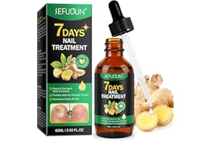 KITNOBLIS Ginger Nail Treatment, Nail Growth Serum, Ginger Nail Oil, Natural Plant-Based Nails Strengthener & Cuticle Repair Oil, Promote Nail Growth, Multi-Purpose Nail Serum Care (60 ML)