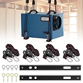 Dehumidifier Hanging Kit for Crawl Space &amp; Basement, Load 300 lbs, Heavy-Duty Metal Joist Mount Frame, Anti-Vibration Dehumidifier Mounting Brackets to Reduce Noise, Easy Install Suspension Hardware